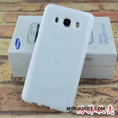 Kuori Samsung Galaxy J5 2016 Silikoni Murtumaton Vihreä, Kotelo Samsung Galaxy J5 2016 Kohokuviointi Puhelimen Kuoret