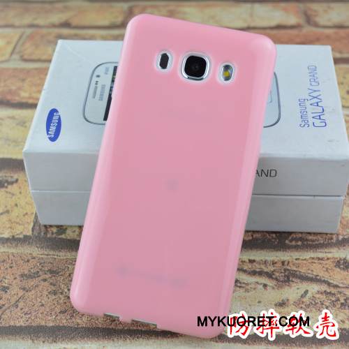 Kuori Samsung Galaxy J5 2016 Silikoni Murtumaton Vihreä, Kotelo Samsung Galaxy J5 2016 Kohokuviointi Puhelimen Kuoret