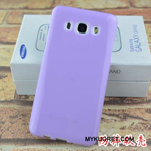 Kuori Samsung Galaxy J5 2016 Silikoni Murtumaton Vihreä, Kotelo Samsung Galaxy J5 2016 Kohokuviointi Puhelimen Kuoret