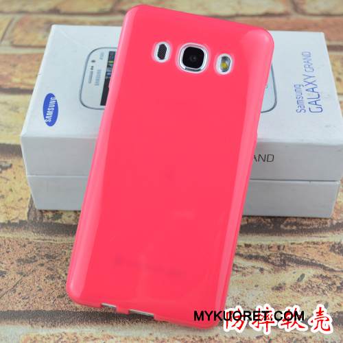 Kuori Samsung Galaxy J5 2016 Silikoni Murtumaton Vihreä, Kotelo Samsung Galaxy J5 2016 Kohokuviointi Puhelimen Kuoret