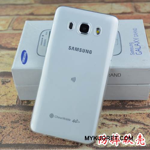 Kuori Samsung Galaxy J5 2016 Silikoni Murtumaton Vihreä, Kotelo Samsung Galaxy J5 2016 Kohokuviointi Puhelimen Kuoret