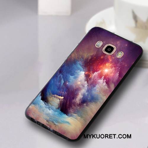 Kuori Samsung Galaxy J5 2016 Silikoni Ripustettavat Koristeet Sininen, Kotelo Samsung Galaxy J5 2016 Pehmeä Neste Murtumaton Trendi