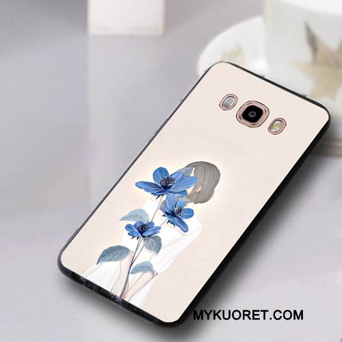 Kuori Samsung Galaxy J5 2016 Silikoni Ripustettavat Koristeet Sininen, Kotelo Samsung Galaxy J5 2016 Pehmeä Neste Murtumaton Trendi
