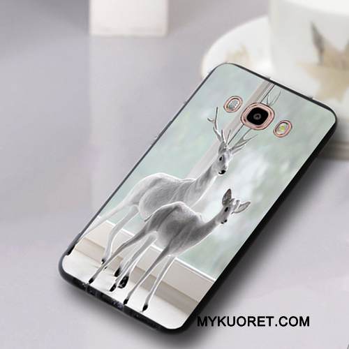 Kuori Samsung Galaxy J5 2016 Silikoni Ripustettavat Koristeet Sininen, Kotelo Samsung Galaxy J5 2016 Pehmeä Neste Murtumaton Trendi