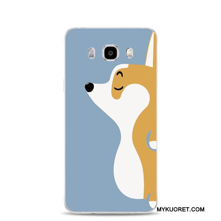 Kuori Samsung Galaxy J5 2017 Kohokuviointi Vaaleansininen Rengas, Kotelo Samsung Galaxy J5 2017 Pehmeä Neste Puhelimen Kuoret