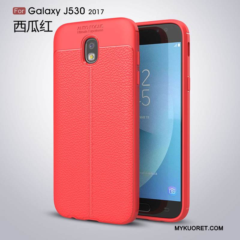 Kuori Samsung Galaxy J5 2017 Laukut Kukkakuvio Puhelimen Kuoret, Kotelo Samsung Galaxy J5 2017 Nahka Yksinkertainen Musta