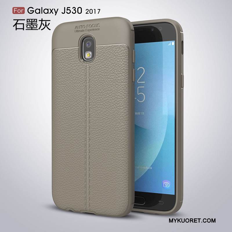 Kuori Samsung Galaxy J5 2017 Laukut Kukkakuvio Puhelimen Kuoret, Kotelo Samsung Galaxy J5 2017 Nahka Yksinkertainen Musta