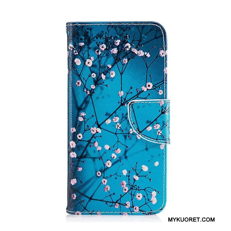 Kuori Samsung Galaxy J5 2017 Nahka Valkoinen Puhelimen Kuoret, Kotelo Samsung Galaxy J5 2017 Sarjakuva