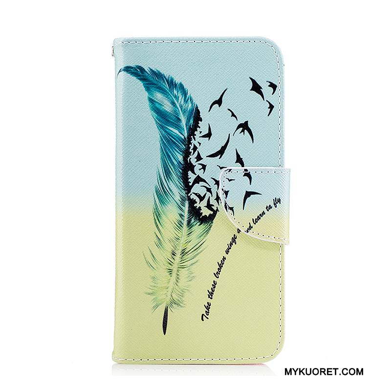 Kuori Samsung Galaxy J5 2017 Nahka Valkoinen Puhelimen Kuoret, Kotelo Samsung Galaxy J5 2017 Sarjakuva