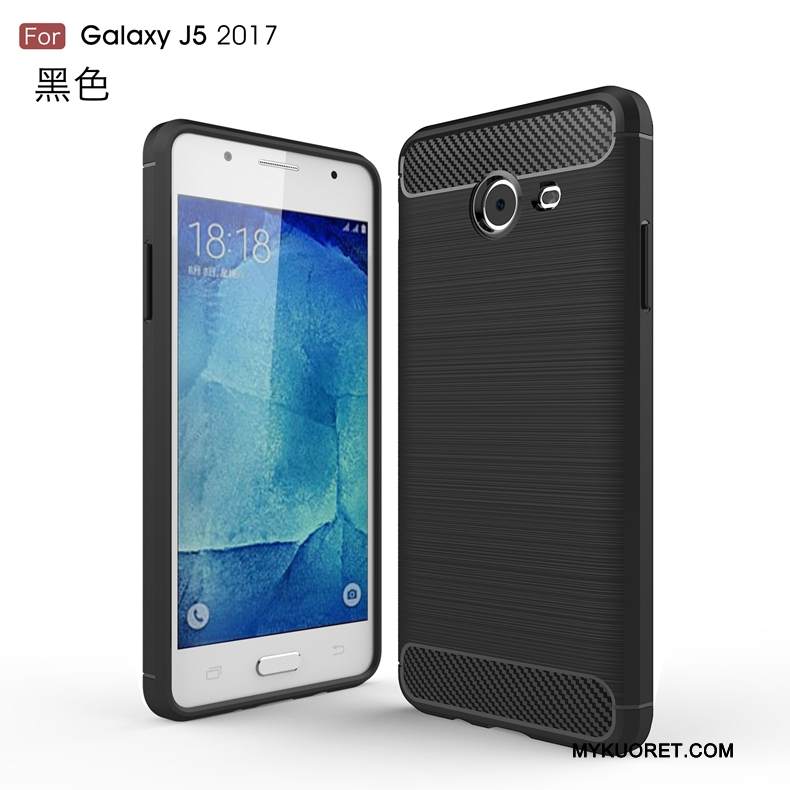 Kuori Samsung Galaxy J5 2017 Pehmeä Neste Johdin Puhelimen Kuoret, Kotelo Samsung Galaxy J5 2017 Suojaus Kuitu Kukkakuvio