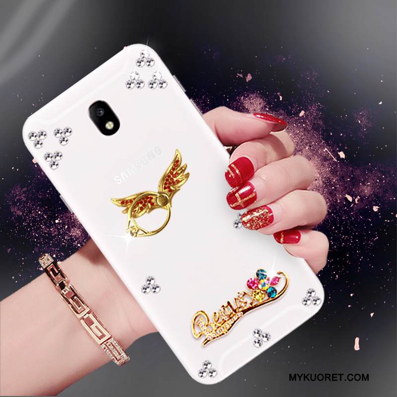 Kuori Samsung Galaxy J5 2017 Strassi Puhelimen Kuoret Valkoinen, Kotelo Samsung Galaxy J5 2017 Suojaus Eurooppa Trendi