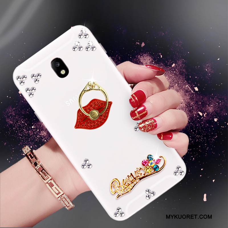 Kuori Samsung Galaxy J5 2017 Strassi Puhelimen Kuoret Valkoinen, Kotelo Samsung Galaxy J5 2017 Suojaus Eurooppa Trendi