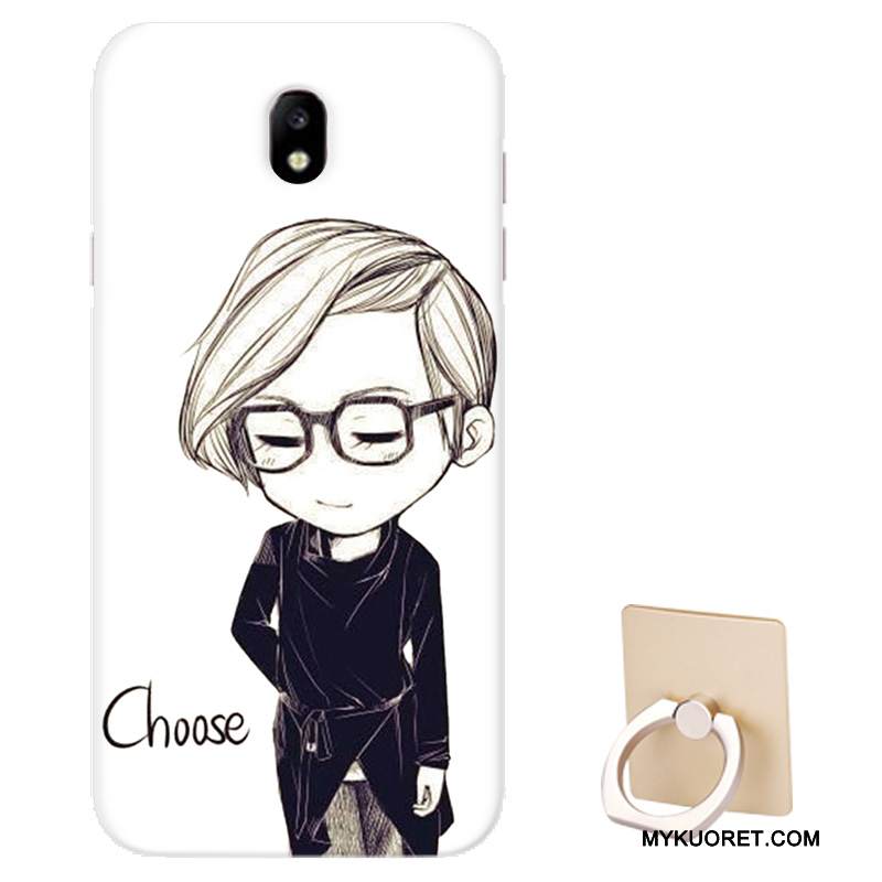 Kuori Samsung Galaxy J5 2017 Tuki Puhelimen Kuoret Malli, Kotelo Samsung Galaxy J5 2017 Suojaus Eurooppa Musta