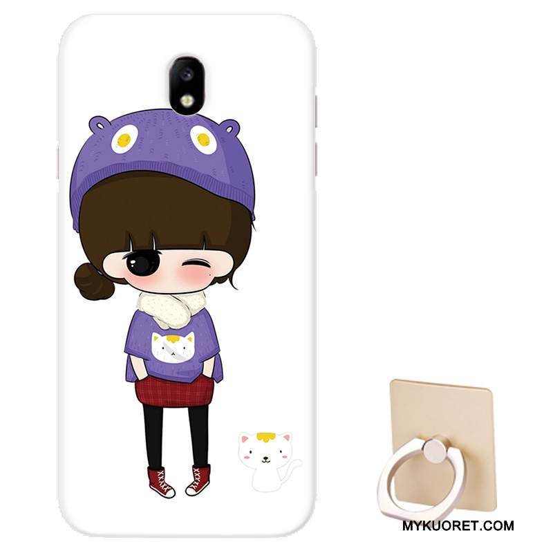 Kuori Samsung Galaxy J5 2017 Tuki Puhelimen Kuoret Malli, Kotelo Samsung Galaxy J5 2017 Suojaus Eurooppa Musta