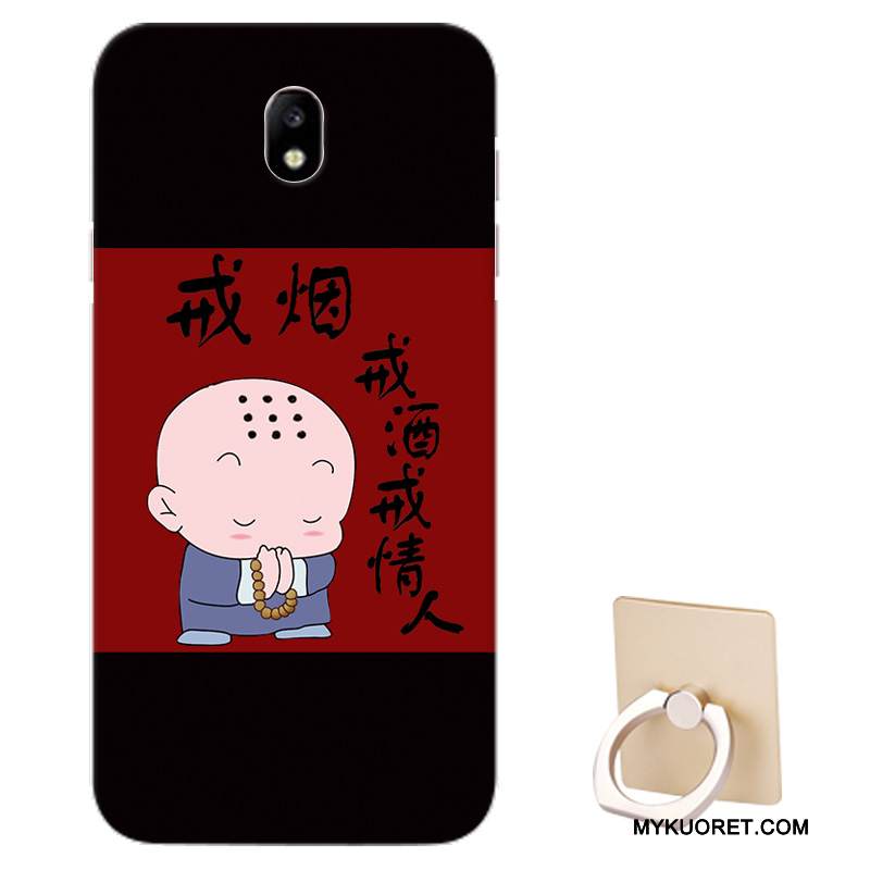 Kuori Samsung Galaxy J5 2017 Tuki Puhelimen Kuoret Malli, Kotelo Samsung Galaxy J5 2017 Suojaus Eurooppa Musta