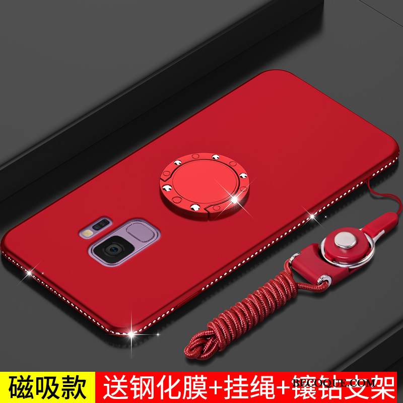 Kuori Samsung Galaxy J6 Silikoni Punainen Puhelimen Kuoret, Kotelo Samsung Galaxy J6 Suojaus Murtumaton Rengas