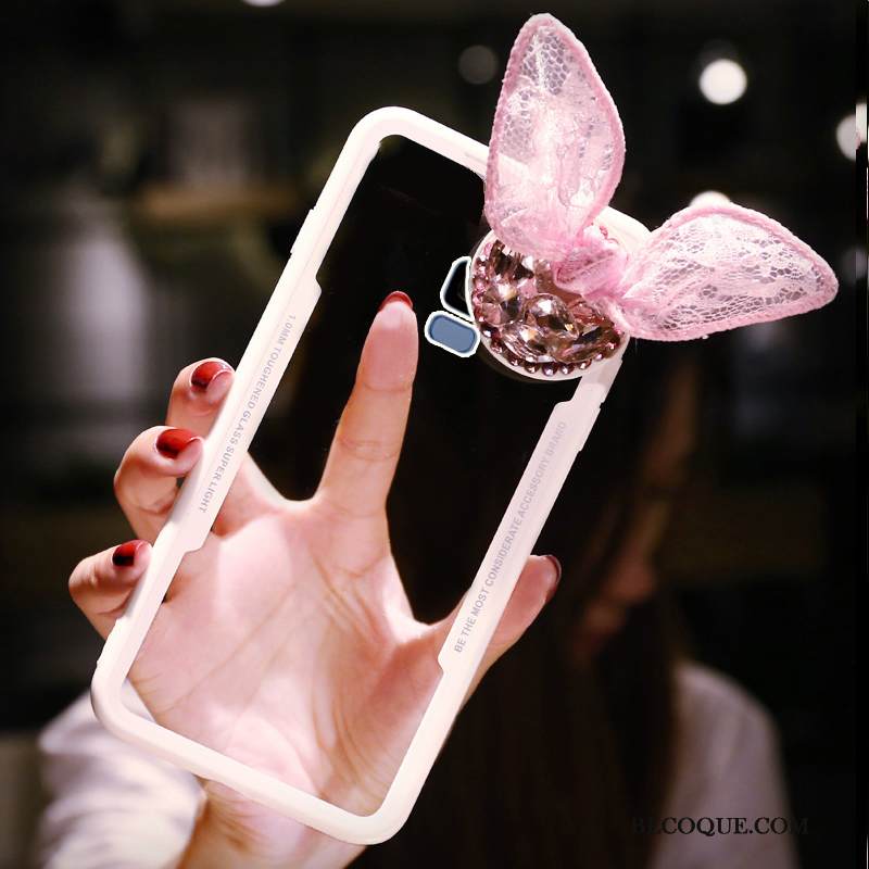 Kuori Samsung Galaxy J6 Strassi Puhelimen Kuoret Valkoinen, Kotelo Samsung Galaxy J6 Pehmeä Neste