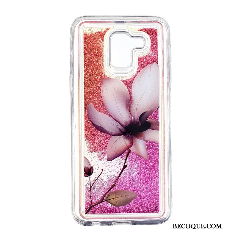 Kuori Samsung Galaxy J6 Suojaus Juoksuhiekka Violetti, Kotelo Samsung Galaxy J6 Jauhe Puhelimen Kuoret