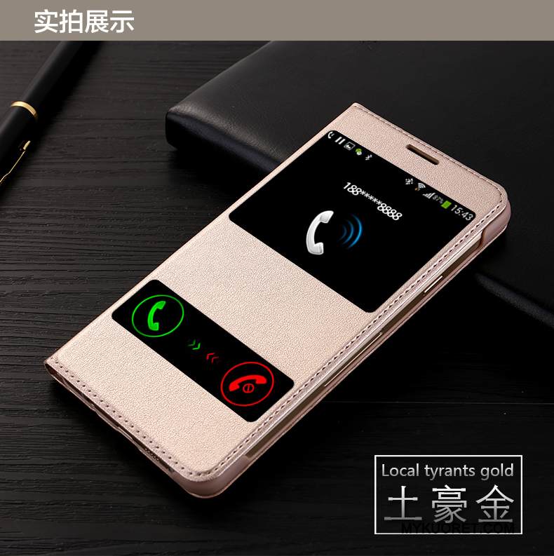 Kuori Samsung Galaxy J7 2015 Nahka Murtumaton Puhelimen Kuoret, Kotelo Samsung Galaxy J7 2015 Kuoret Viini Punainen