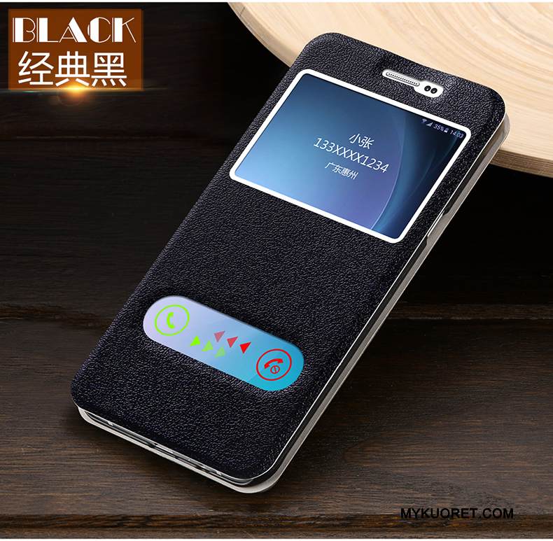 Kuori Samsung Galaxy J7 2015 Nahka Puhelimen Kuoret Kulta, Kotelo Samsung Galaxy J7 2015 Suojaus Uusi