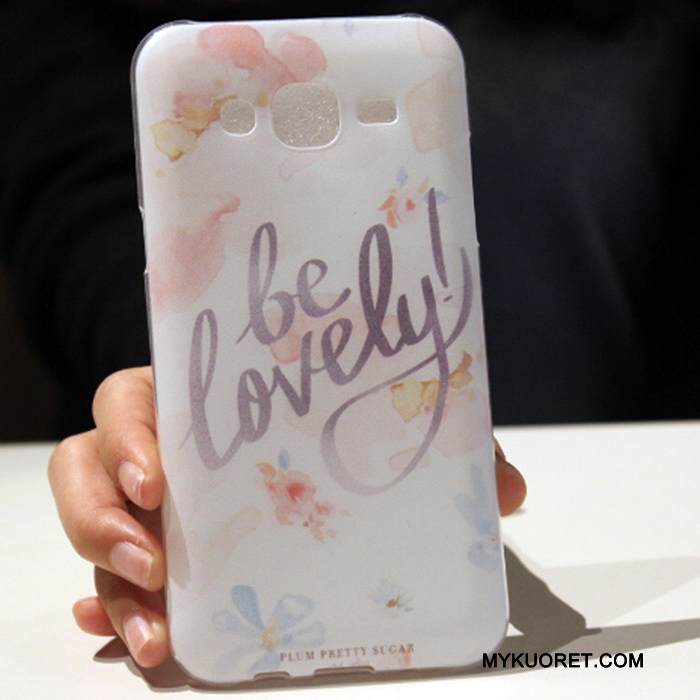 Kuori Samsung Galaxy J7 2015 Pehmeä Neste Murtumaton Puhelimen Kuoret, Kotelo Samsung Galaxy J7 2015 Silikoni Tummansininen