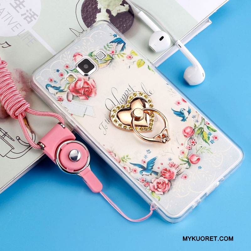 Kuori Samsung Galaxy J7 2015 Pehmeä Neste Puhelimen Kuoret Violetti, Kotelo Samsung Galaxy J7 2015 Silikoni Murtumaton