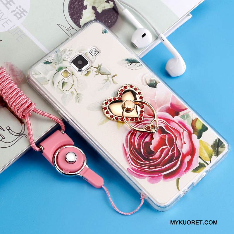 Kuori Samsung Galaxy J7 2015 Pehmeä Neste Puhelimen Kuoret Violetti, Kotelo Samsung Galaxy J7 2015 Silikoni Murtumaton