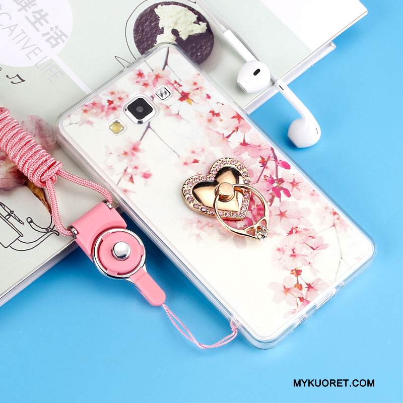 Kuori Samsung Galaxy J7 2015 Pehmeä Neste Puhelimen Kuoret Violetti, Kotelo Samsung Galaxy J7 2015 Silikoni Murtumaton