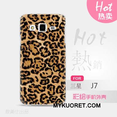 Kuori Samsung Galaxy J7 2015 Sarjakuva Ohut Ultra, Kotelo Samsung Galaxy J7 2015 Suojaus Sininen Kova