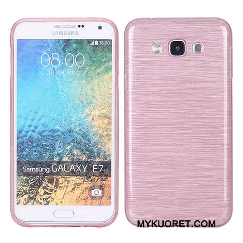 Kuori Samsung Galaxy J7 2015 Silikoni Johdin Puhelimen Kuoret, Kotelo Samsung Galaxy J7 2015 Laukut Jauhe