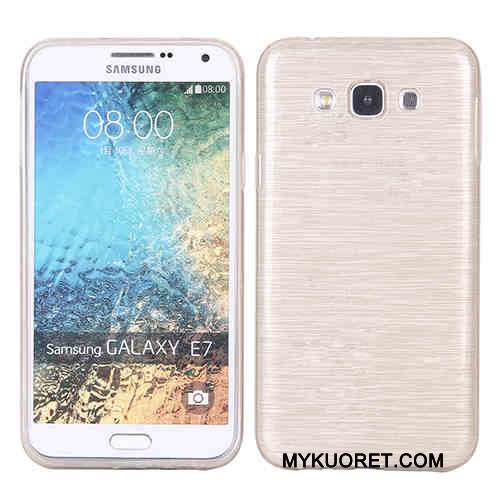 Kuori Samsung Galaxy J7 2015 Silikoni Johdin Puhelimen Kuoret, Kotelo Samsung Galaxy J7 2015 Laukut Jauhe