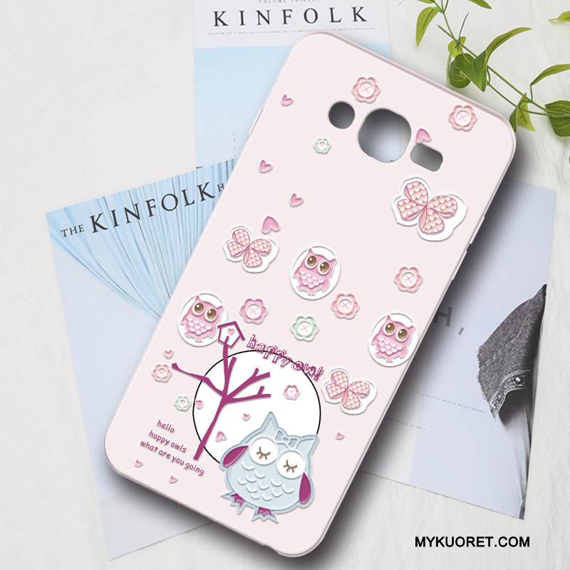 Kuori Samsung Galaxy J7 2015 Silikoni Persoonallisuus Jauhe, Kotelo Samsung Galaxy J7 2015 Suojaus Puhelimen Kuoret Kova