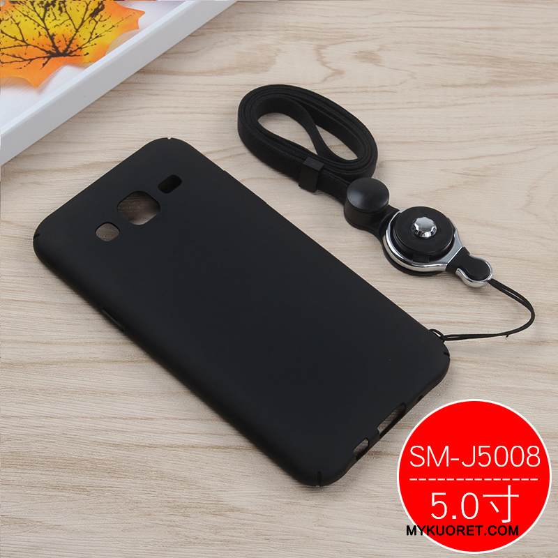 Kuori Samsung Galaxy J7 2015 Suojaus Kova Punainen, Kotelo Samsung Galaxy J7 2015 Murtumaton Ripustettavat Koristeet