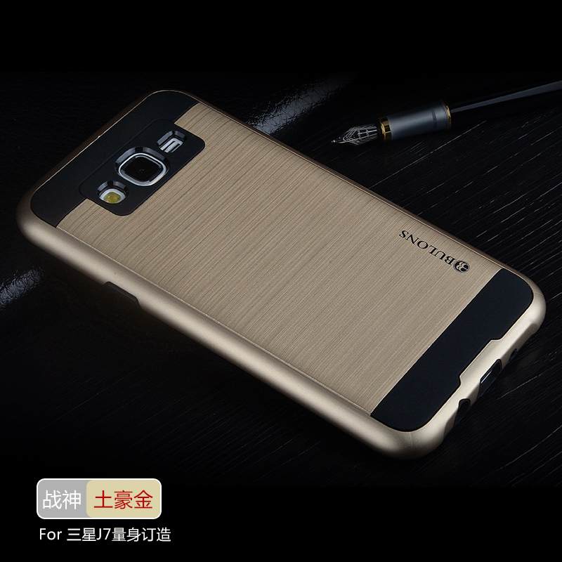 Kuori Samsung Galaxy J7 2015 Suojaus Persoonallisuus Uusi, Kotelo Samsung Galaxy J7 2015 Laukut Tummanvihreä Puhelimen Kuoret