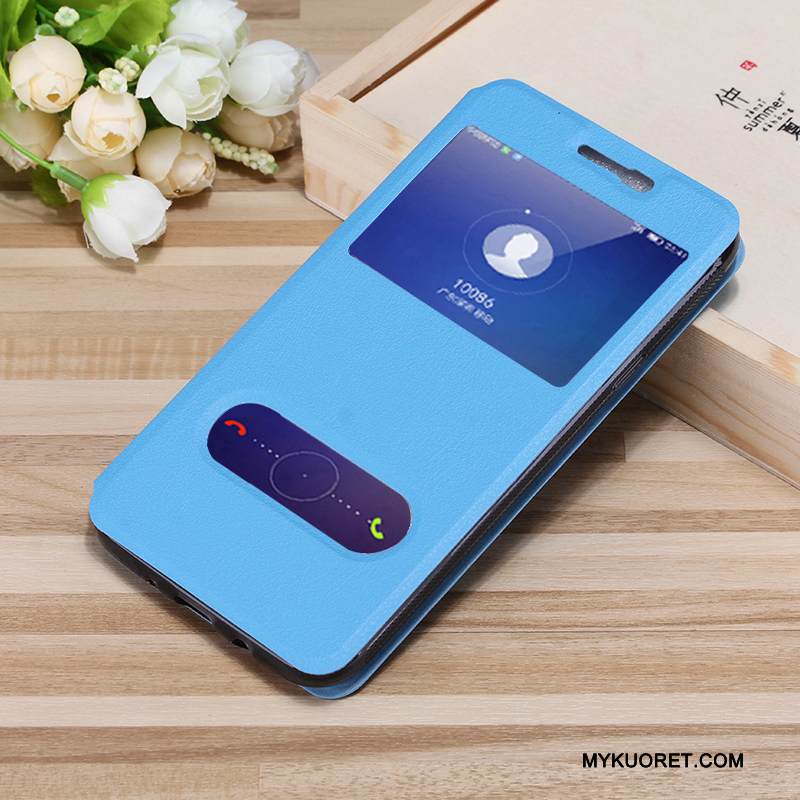 Kuori Samsung Galaxy J7 2015 Suojaus Puhelimen Kuoret Avaa Ikkuna, Kotelo Samsung Galaxy J7 2015 Silikoni Valkoinen