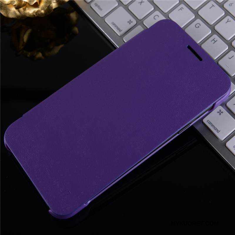 Kuori Samsung Galaxy J7 2015 Suojaus Puhelimen Kuoret Oranssi, Kotelo Samsung Galaxy J7 2015 Nahka Ohut Takakansi