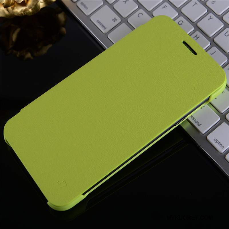 Kuori Samsung Galaxy J7 2015 Suojaus Puhelimen Kuoret Oranssi, Kotelo Samsung Galaxy J7 2015 Nahka Ohut Takakansi