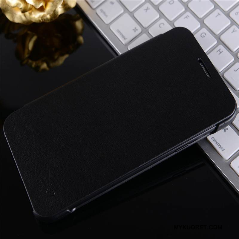 Kuori Samsung Galaxy J7 2015 Suojaus Puhelimen Kuoret Oranssi, Kotelo Samsung Galaxy J7 2015 Nahka Ohut Takakansi