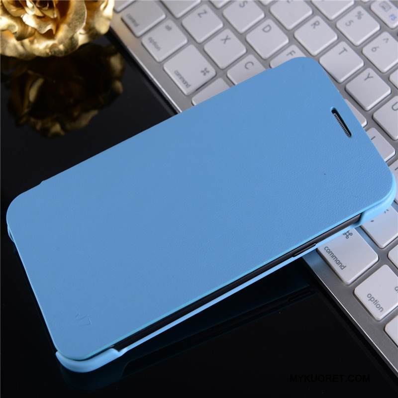 Kuori Samsung Galaxy J7 2015 Suojaus Puhelimen Kuoret Oranssi, Kotelo Samsung Galaxy J7 2015 Nahka Ohut Takakansi