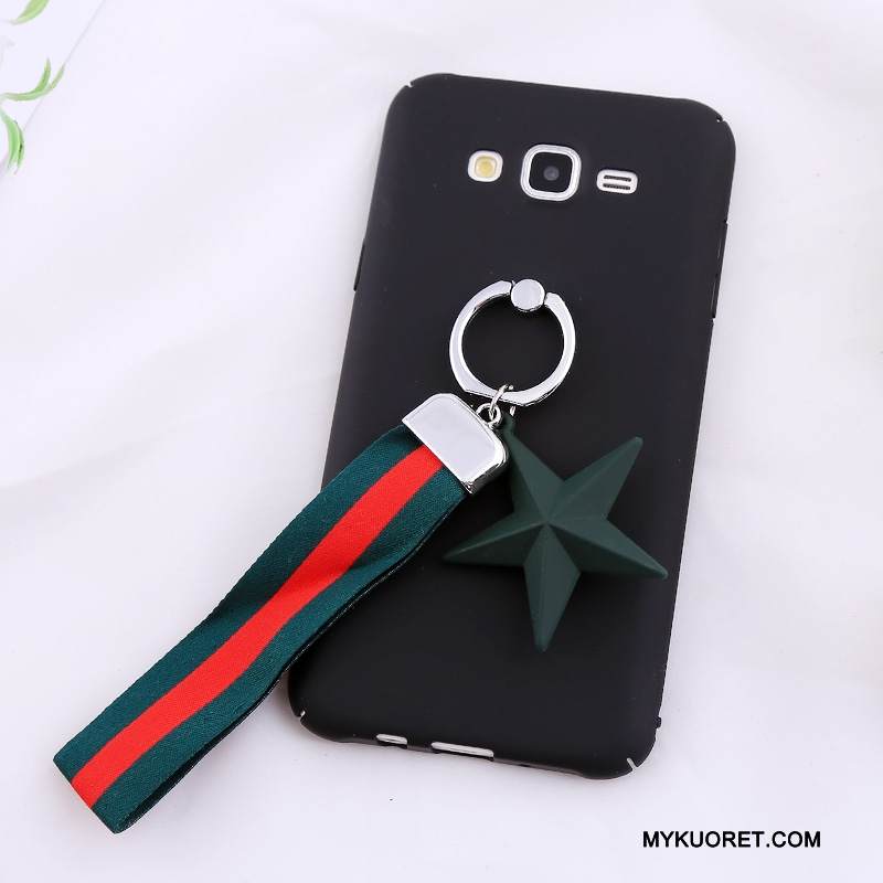 Kuori Samsung Galaxy J7 2015 Suojaus Punainen Puhelimen Kuoret, Kotelo Samsung Galaxy J7 2015 Pesty Suede Trendi