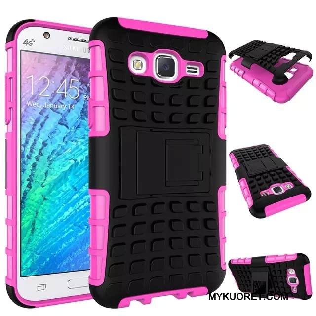 Kuori Samsung Galaxy J7 2015 Suojaus Vihreä Puhelimen Kuoret, Kotelo Samsung Galaxy J7 2015 Sarjakuva Trendi Murtumaton