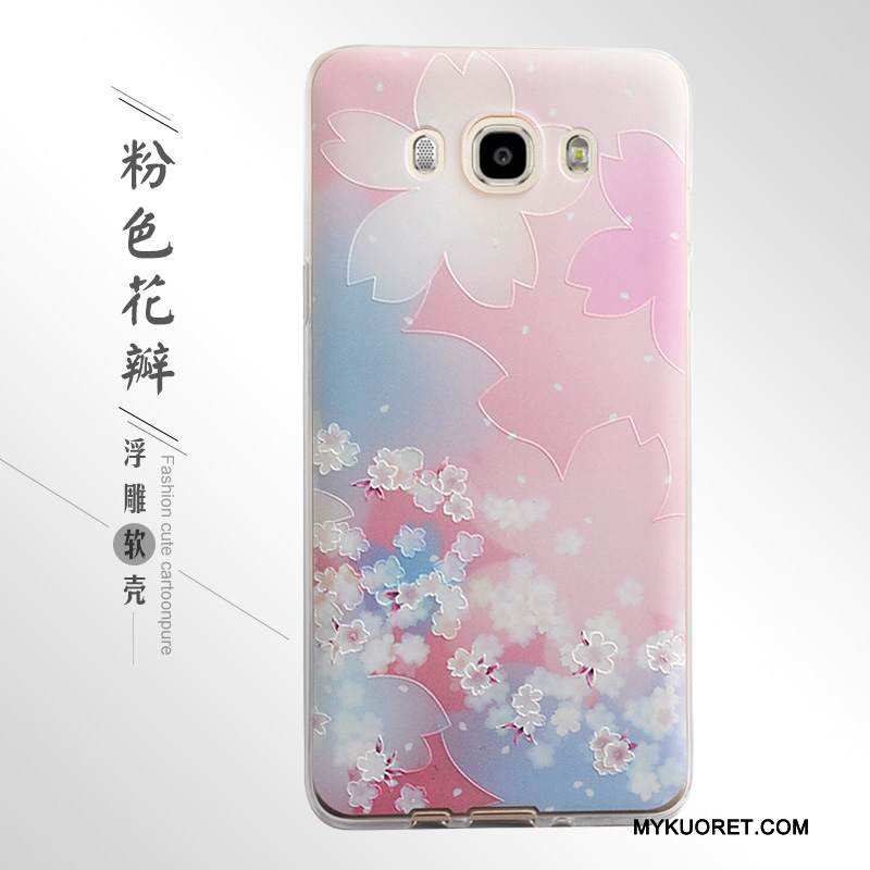 Kuori Samsung Galaxy J7 2016 Kohokuviointi Jauhe Puhelimen Kuoret, Kotelo Samsung Galaxy J7 2016 Suojaus