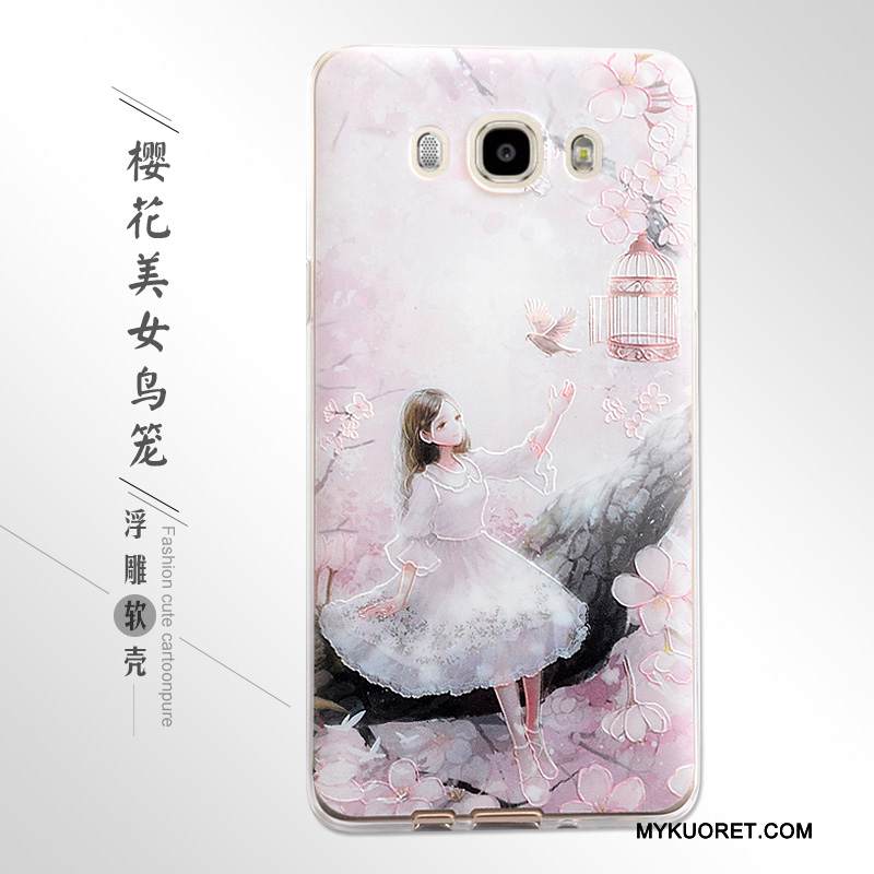 Kuori Samsung Galaxy J7 2016 Kohokuviointi Jauhe Puhelimen Kuoret, Kotelo Samsung Galaxy J7 2016 Suojaus