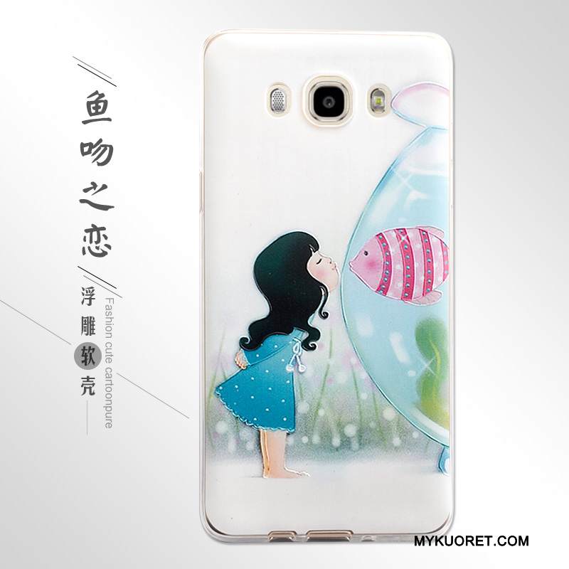 Kuori Samsung Galaxy J7 2016 Kohokuviointi Jauhe Puhelimen Kuoret, Kotelo Samsung Galaxy J7 2016 Suojaus