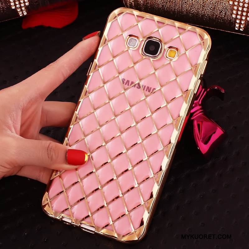 Kuori Samsung Galaxy J7 2016 Laukut Murtumaton Kulta, Kotelo Samsung Galaxy J7 2016 Silikoni Rengas Puhelimen Kuoret
