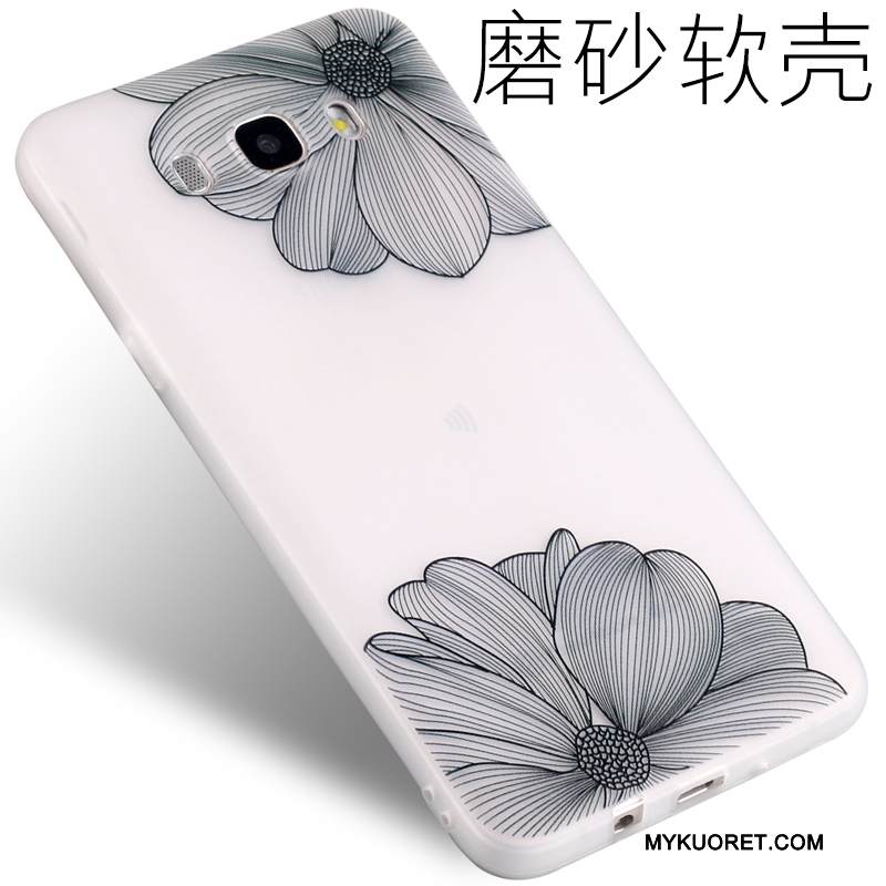 Kuori Samsung Galaxy J7 2016 Laukut Murtumaton Pesty Suede, Kotelo Samsung Galaxy J7 2016 Silikoni Puhelimen Kuoret Musta