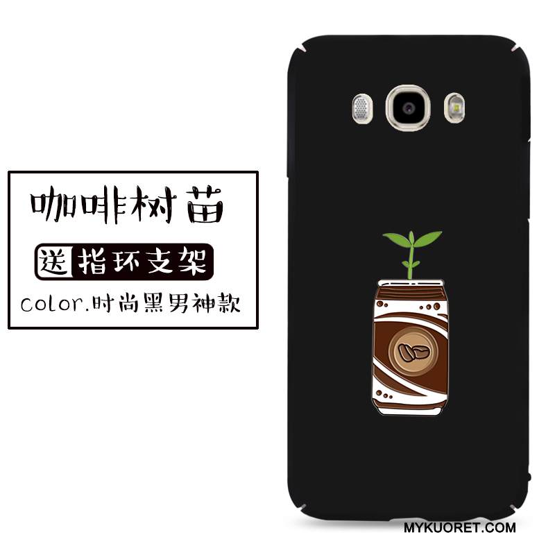 Kuori Samsung Galaxy J7 2016 Laukut Persoonallisuus Murtumaton, Kotelo Samsung Galaxy J7 2016 Luova Pesty Suede Kova