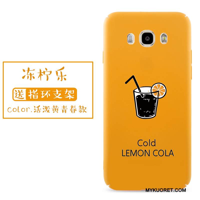 Kuori Samsung Galaxy J7 2016 Laukut Persoonallisuus Murtumaton, Kotelo Samsung Galaxy J7 2016 Luova Pesty Suede Kova