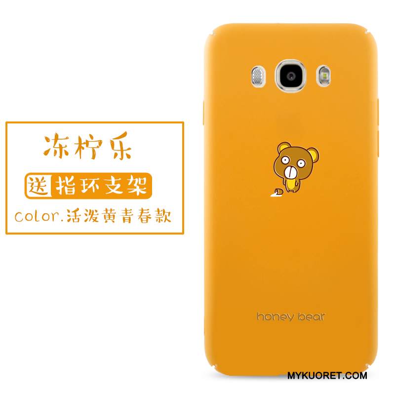 Kuori Samsung Galaxy J7 2016 Laukut Persoonallisuus Murtumaton, Kotelo Samsung Galaxy J7 2016 Luova Pesty Suede Kova