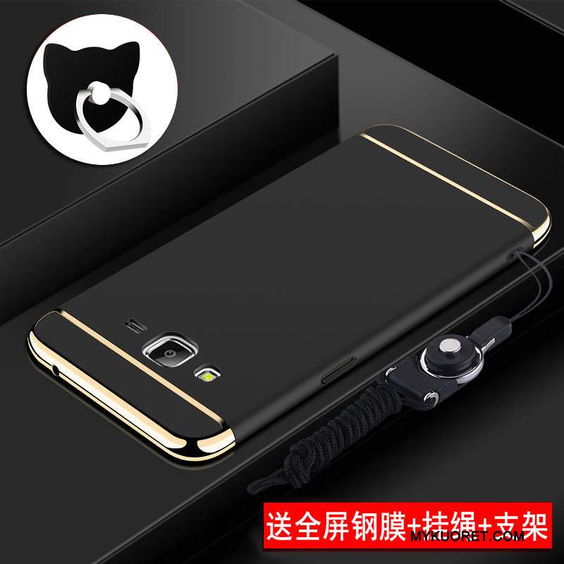 Kuori Samsung Galaxy J7 2016 Laukut Pesty Suede Kova, Kotelo Samsung Galaxy J7 2016 Suojaus Murtumaton Punainen